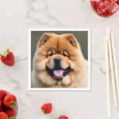 Prachtige Chow Chow Servet (Insitu)