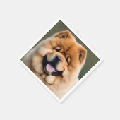 Prachtige Chow Chow Servet (Hoek)