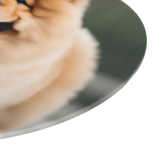 Prachtige Chow Chow Snijplank (Hoek)