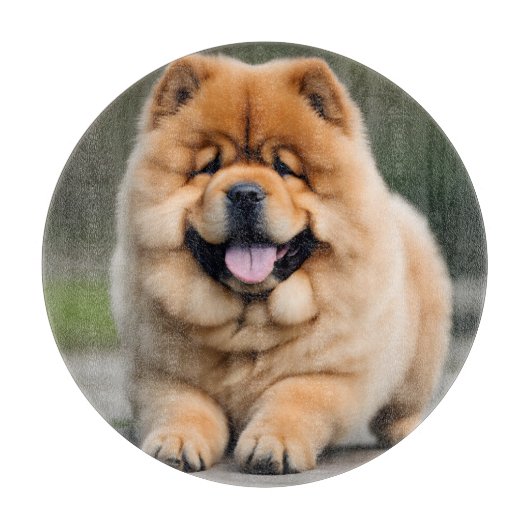 Prachtige Chow Chow Snijplank (Voorkant)