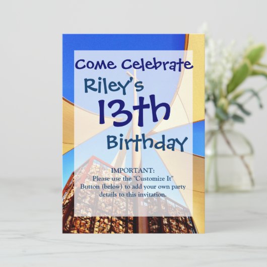 Prachtige Christelijke Kerk Cross Blue Sky Kaart (Staand voorkant)