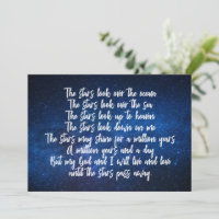 Prachtige Christelijke Prayer Night Sky Inspireren