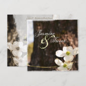 Prachtige Christelijke uitnodiging voor het huweli (Voorkant / Achterkant)