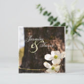 Prachtige Christelijke uitnodiging voor het huweli (Staand voorkant)