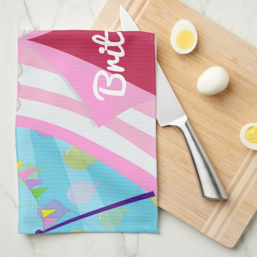 Prachtige circustent theedoek (Quarter Fold)