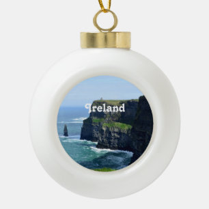 Prachtige Cliffs of Moher Keramische Bal Ornament