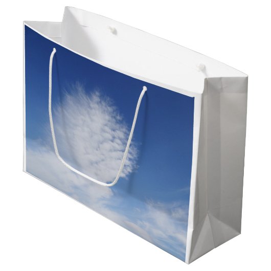 Prachtige cloud groot cadeauzakje (Voorkant Gekanteld)