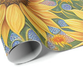Prachtige Collectie van de zonnebloem Cadeaupapier (Rol Hoek)
