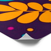 Prachtige Colorful Folk art poster (Hoek)