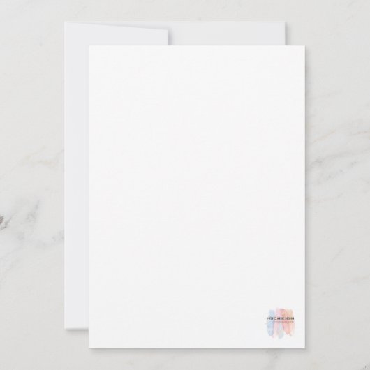 Prachtige condoleance Kaart (Achterkant)