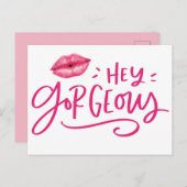 Prachtige contactpersoon voor klanten briefkaart (Voorkant / Achterkant)