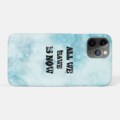 Prachtige Cool Blue Marble Case-Mate iPhone Case (Achterkant (horizontaal))