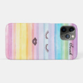Prachtige Cool Rainbow Faux Lashes Case-Mate iPhone Case (Achterkant (horizontaal))