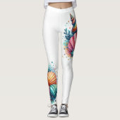 prachtige coquillages leggings (Voorkant)