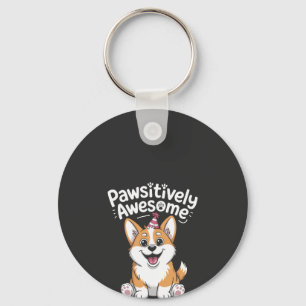 Prachtige Corgi Verjaardag Hondenshirt Sleutelhanger