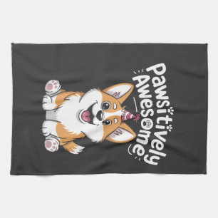 Prachtige Corgi Verjaardag Hondenshirt Theedoek