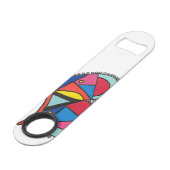 Prachtige creatie speed flessenopener (Achterkant Gekanteld)