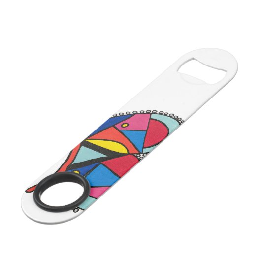 Prachtige creatie speed flessenopener (Achterkant Gekanteld)