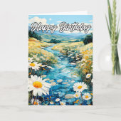 Prachtige Creek in het vroege voorjaar | Gelukkige Kaart (Voorkant)