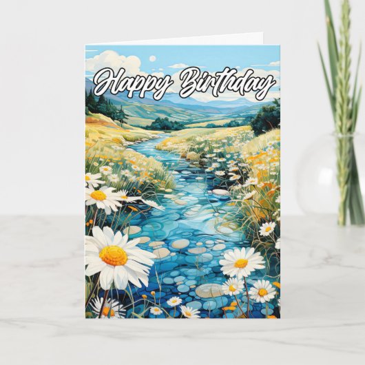 Prachtige Creek in het vroege voorjaar | Gelukkige Kaart (Voorkant)