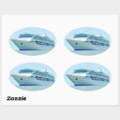 Prachtige cruiseschip Sticker (Vel)