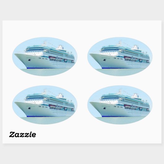 Prachtige cruiseschip Sticker (Vel)