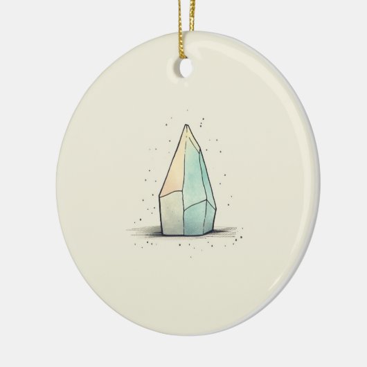 Prachtige Crystal Tint Art Keramisch Ornament (Links)