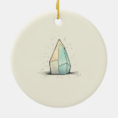 Prachtige Crystal Tint Art Keramisch Ornament (Achterkant)