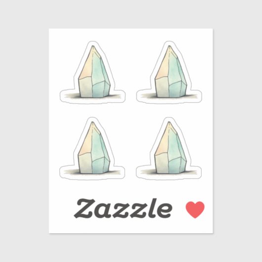 Prachtige Crystal Tint Art Sticker (Vel)