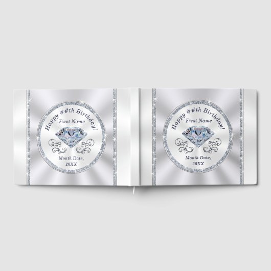 Prachtige Custom, Verjaardagsfeestje GAST BOEK Ide (Volledig)