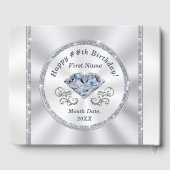 Prachtige Custom, Verjaardagsfeestje GAST BOEK Ide (Achterkant)