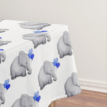Prachtige Cute Blue Elephants Baby Boy Nursery