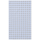 Prachtige Cute Blue Elephants Baby Boy Nursery Tafelkleed (Voorkant)