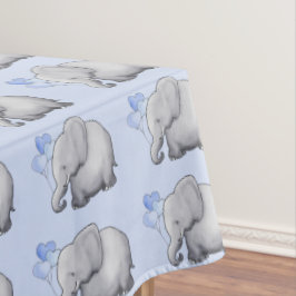 Prachtige Cute Blue Elephants Baby Boy Nursery Tafelkleed