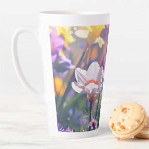 Prachtige Daffodil Flower Latte Mok. Mok