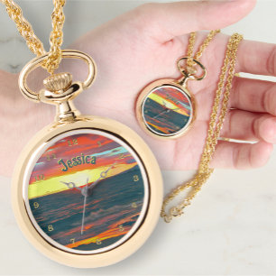 Prachtige dag 1490 Ketting horloge