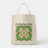 Prachtige dag boodschappentas tote bag (Achterkant)