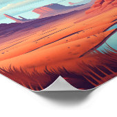 Prachtige dag in Monument Valley Poster (Hoek)