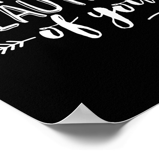 Prachtige dag Inspirerend leven Citaat Poster (Hoek)