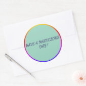 Prachtige Dag Positieve Vibes Sticker (Envelop)