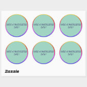 Prachtige Dag Positieve Vibes Sticker (Vel)
