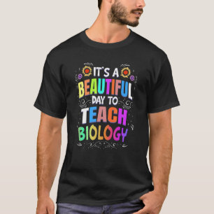 Prachtige dag voor de biologie van de Teach T-shirt