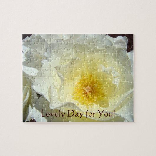 Prachtige dag voor jou! puzzel Lichtgevende Witte (Horizontaal)