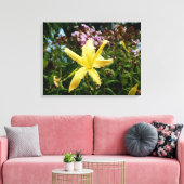 Prachtige daglelie tuin muur decor canvas afdruk (Insitu (Woonkamer))