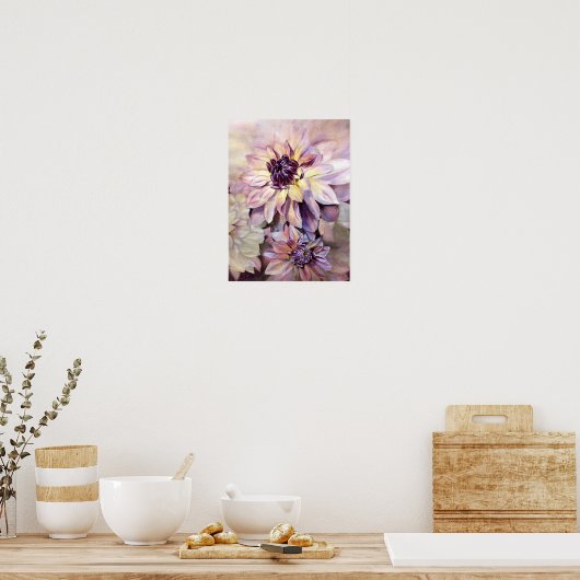 Prachtige Dahlias Poster (Keuken)