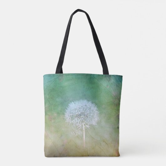 Prachtige Dandelion Wish Painterly Design Tote Bag (Achterkant)