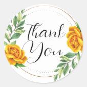 Prachtige dank u stickers of envelop afdichtingen (Voorkant)