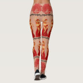 Prachtige danserende meisjes en patroonpatronen leggings (Achterkant)