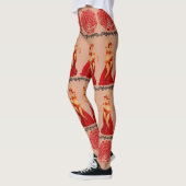 Prachtige danserende meisjes en patroonpatronen leggings (Links)