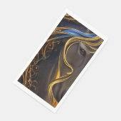 Prachtige Dark Horse Triptych Servet (Hoek)